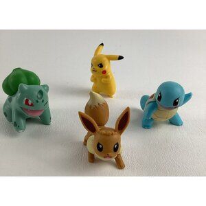 Pokemon Mini Figures Toppers Pikachu Bulbasaur Eevee Squirtle 2019 WCT Lot